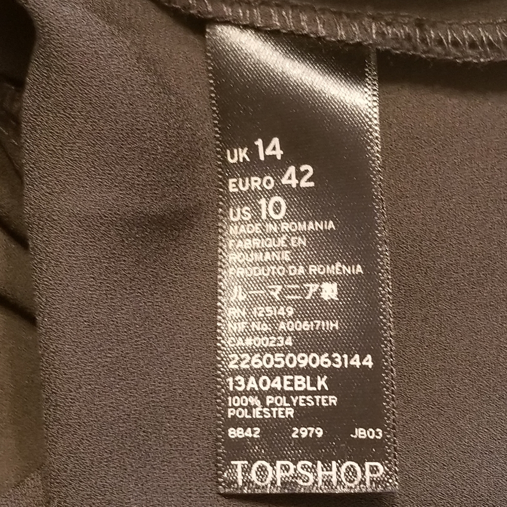 Topshop Spaghetti Strap Camisole - Basic Black - image 8